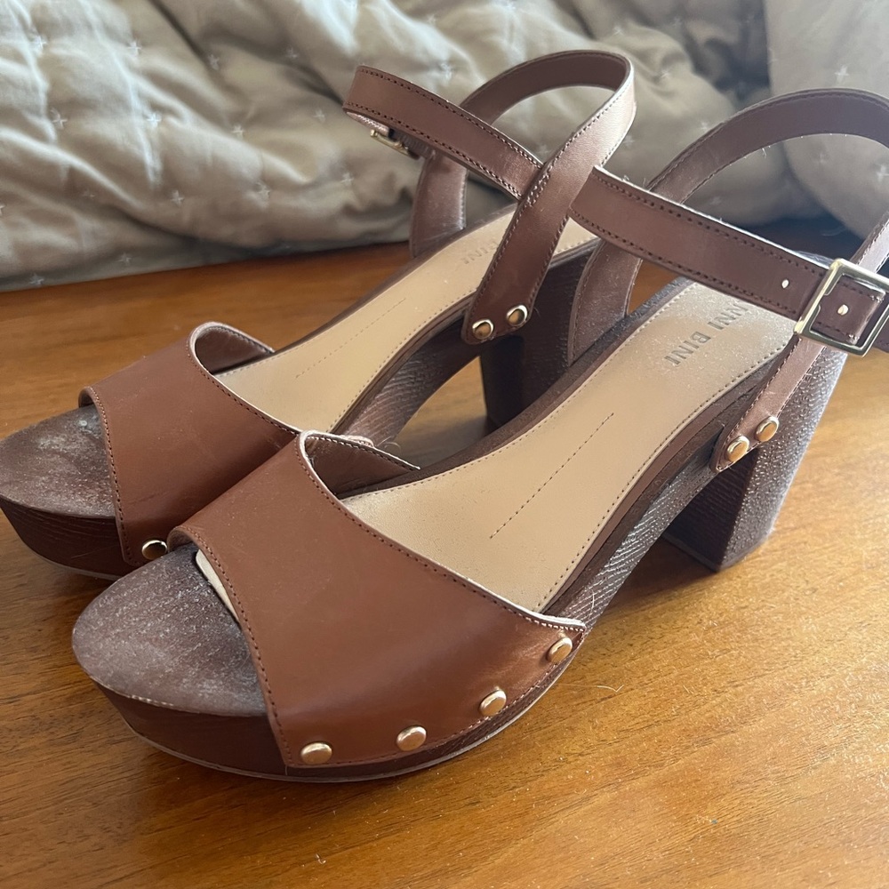 Brown Platform Sandals - image 4